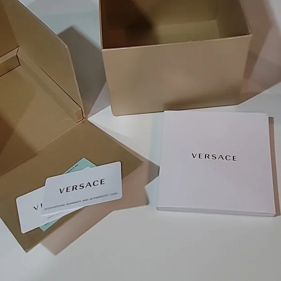 VERSACE Gold Square Watch Box - Picture 5 of 6